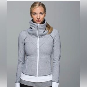 lululemon athletica Be Present Herringbone Full-Zip Jacket